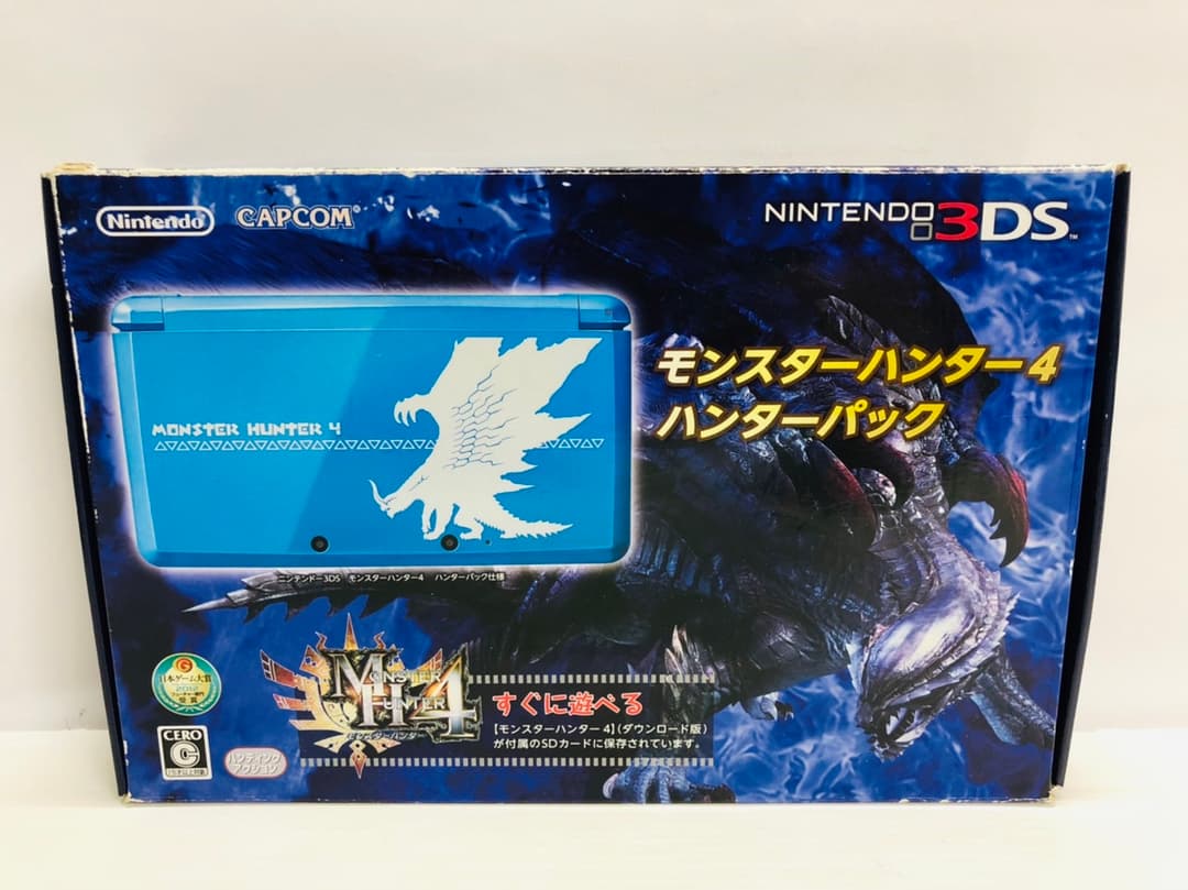 ★未使用品★極美品ニンテンドー3DSモンスターハンター4ハンターパック生産終了