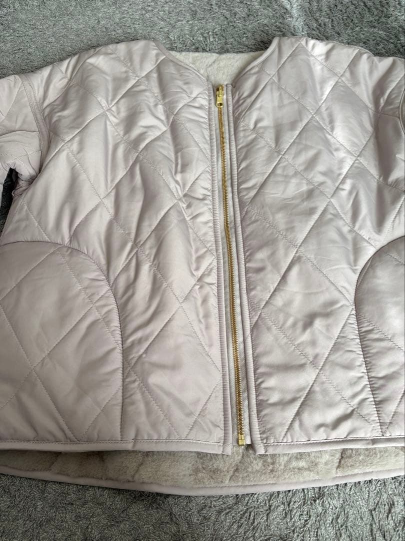 専用⭐︎グレディブリリアン　エコファーキルトリバーシブルジャケット