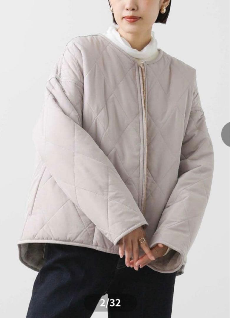 専用⭐︎グレディブリリアン　エコファーキルトリバーシブルジャケット