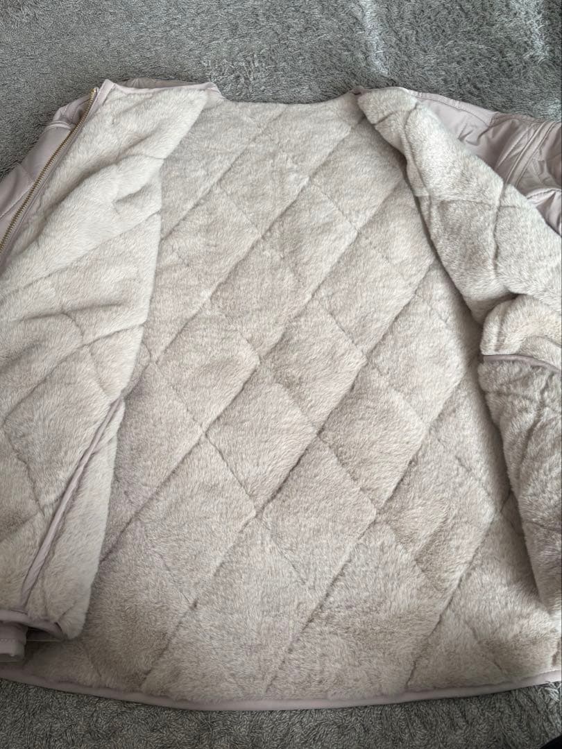 専用⭐︎グレディブリリアン　エコファーキルトリバーシブルジャケット