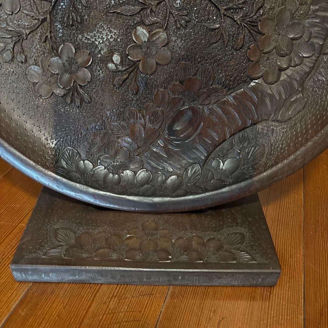 軽井沢彫　飾り盆