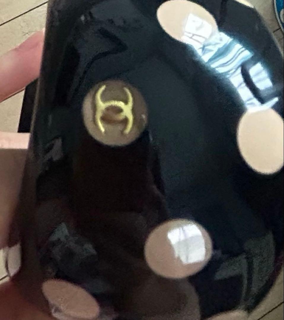 CHANEL シャネル　中古　美品　バングル　ココマーク　水玉