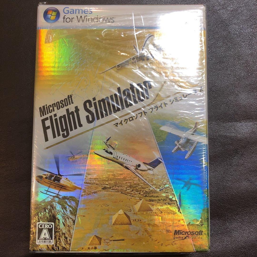 【希少品】新品　未開封　Microsoft Flight simulator x