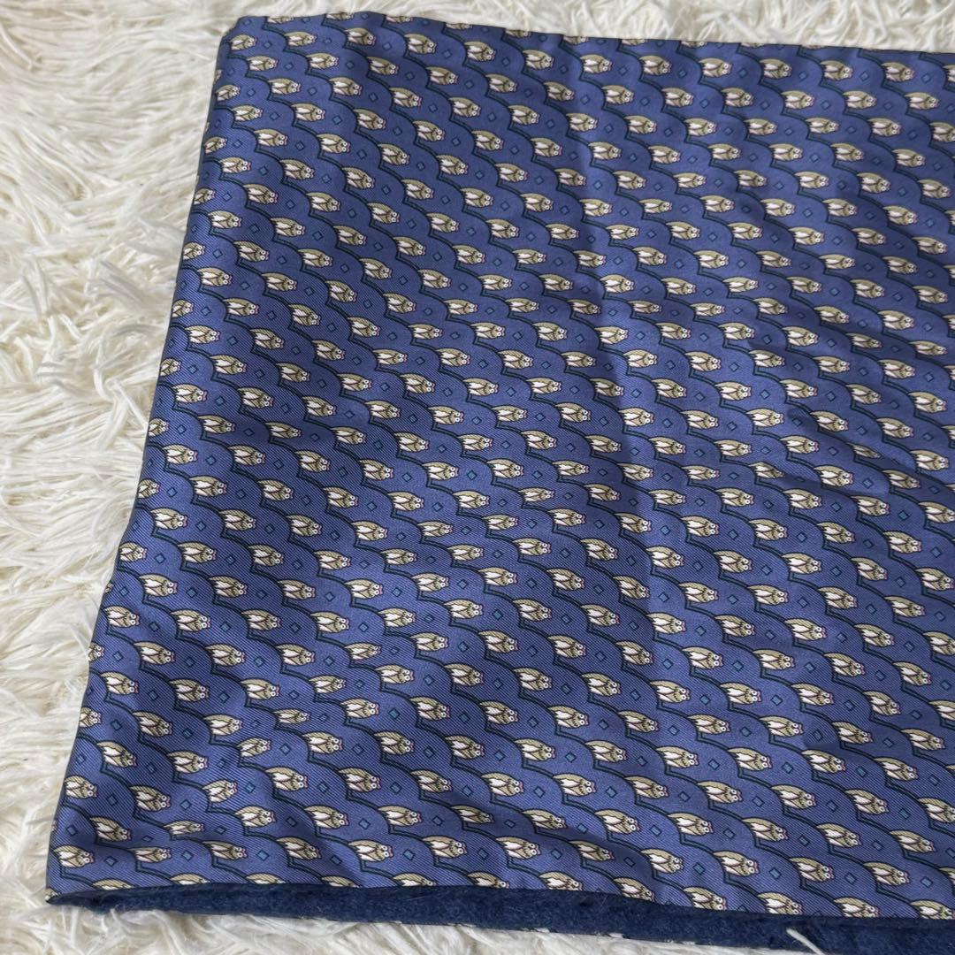 エルメス　マルジェラ期　リバーシブル　シルク　ウール　カシミヤ　マフラー