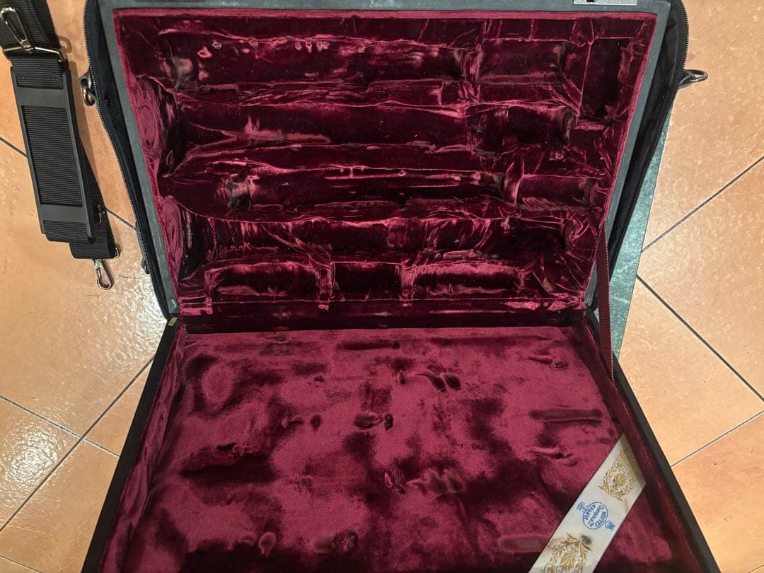 クラリネット 純正クランポン ダブルケース B♭、A