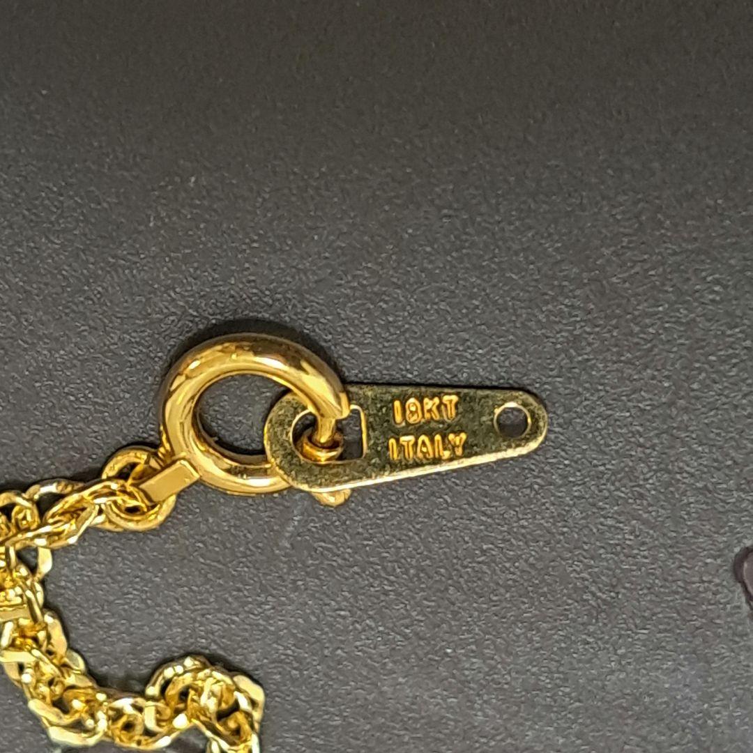 18金 K18 男女兼用イタリー スクリューネックレス 1.37ｇ 41.5㎝