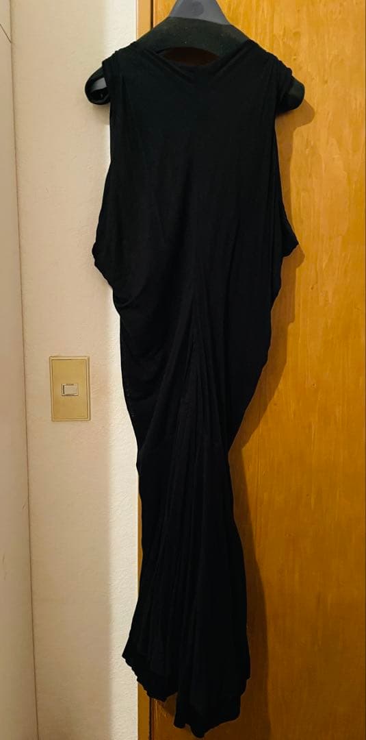 バレンシアガ　麻ワンピース　黒36サイズ