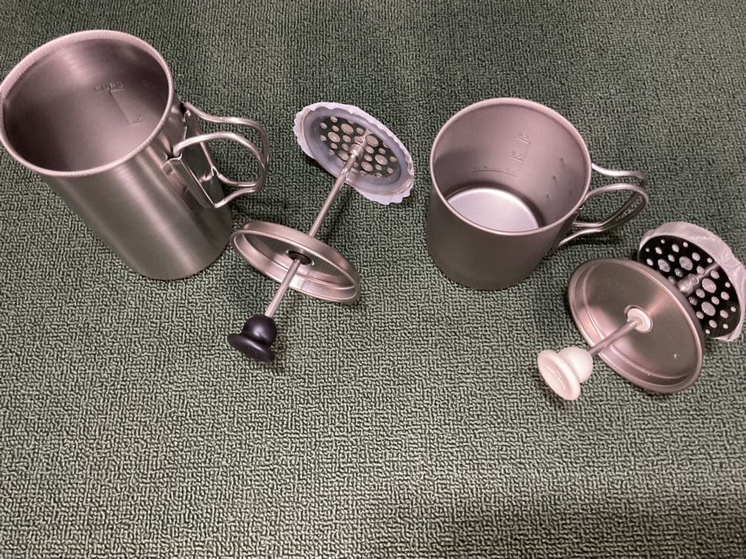 廃盤品・貴重な新品 チタンカフェラテセット スノーピーク  peak