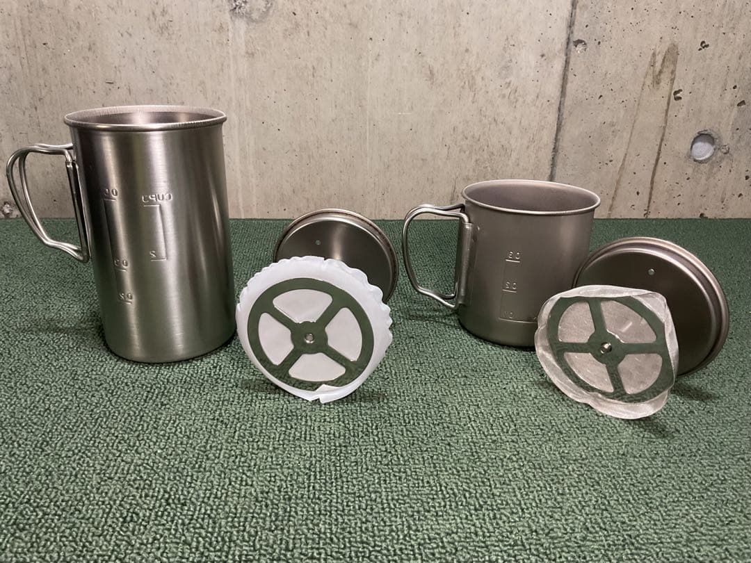 廃盤品・貴重な新品 チタンカフェラテセット スノーピーク  peak