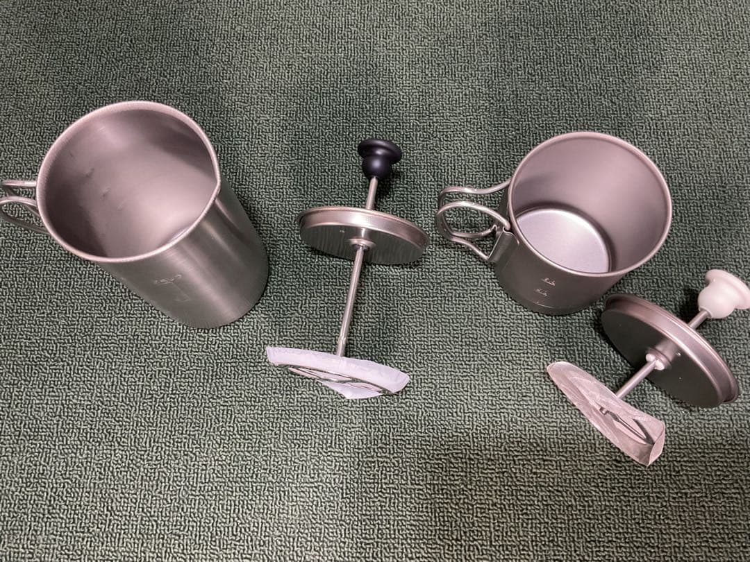 廃盤品・貴重な新品 チタンカフェラテセット スノーピーク  peak