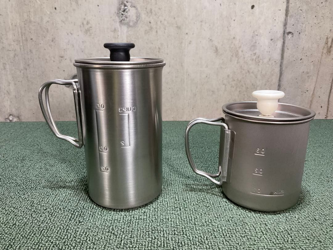 廃盤品・貴重な新品 チタンカフェラテセット スノーピーク  peak
