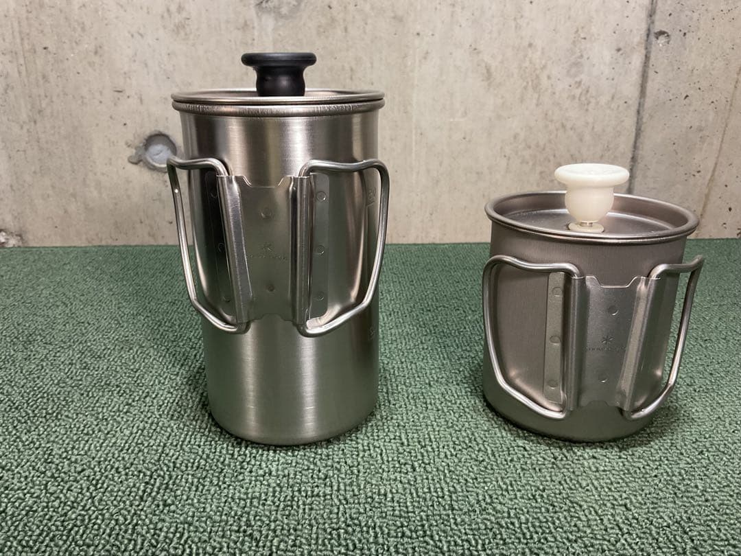 廃盤品・貴重な新品 チタンカフェラテセット スノーピーク  peak