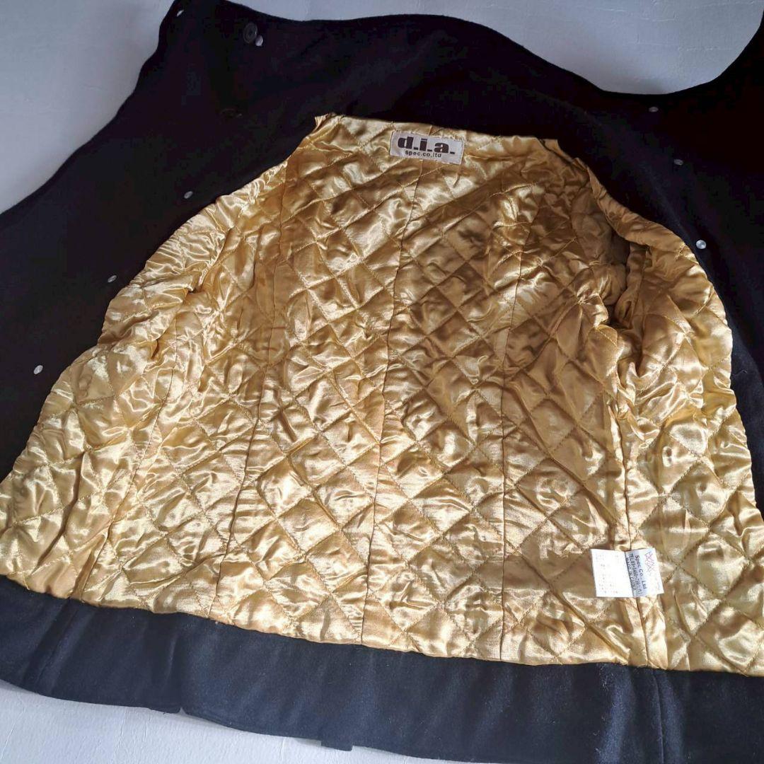 d.i.a ウールコート 金ボタン スタッズ バックル y2k 平成ギャル