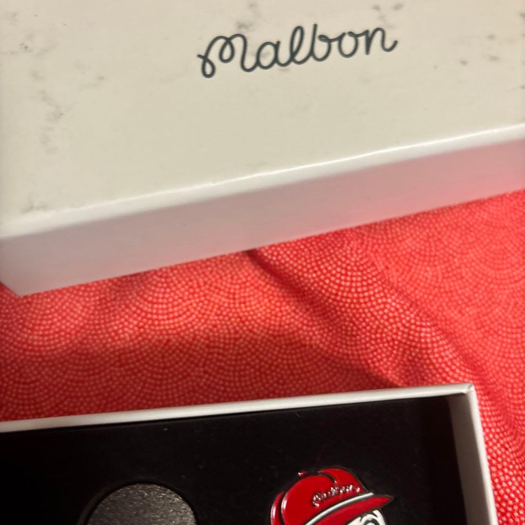 Malbon ゴルフマーカー3個セット