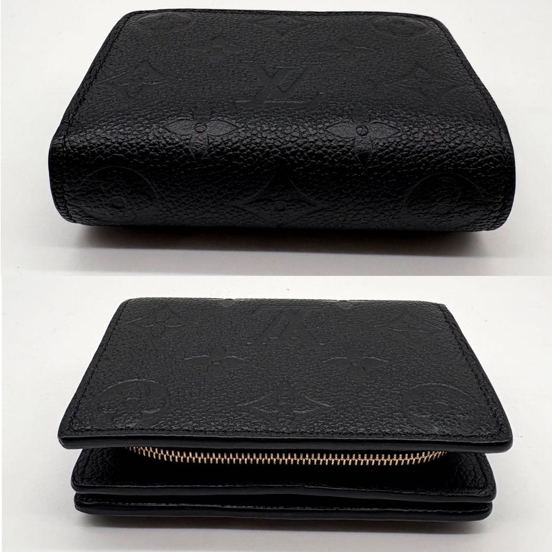 【極美品 新型 IC搭載 】ルイヴィトン アンプラント ポルトフォイユクレア 黒