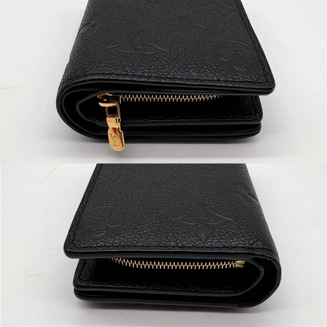 【極美品 新型 IC搭載 】ルイヴィトン アンプラント ポルトフォイユクレア 黒