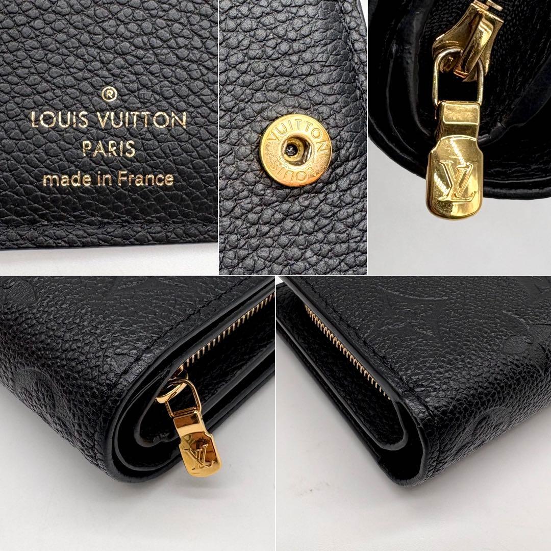 【極美品 新型 IC搭載 】ルイヴィトン アンプラント ポルトフォイユクレア 黒