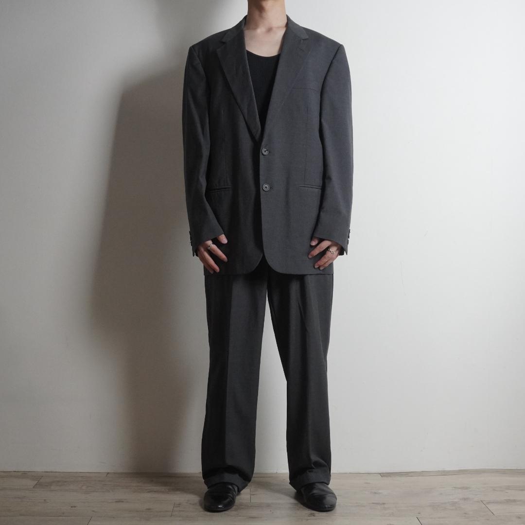 FENDI シングルセットアップスーツ 無地 グレー/AZ85