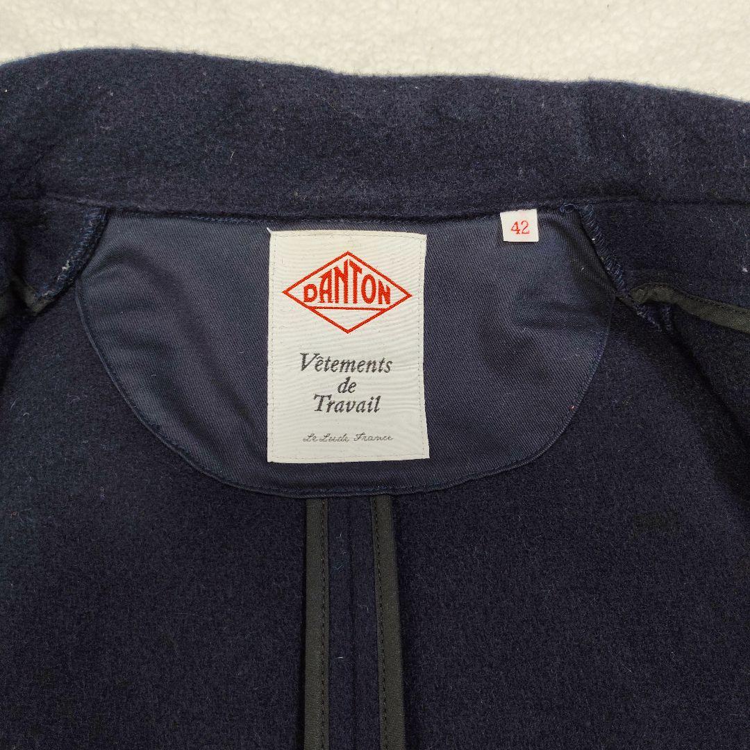DANTON ダントン ウールモッサ シングルジャケット ネイビー 42