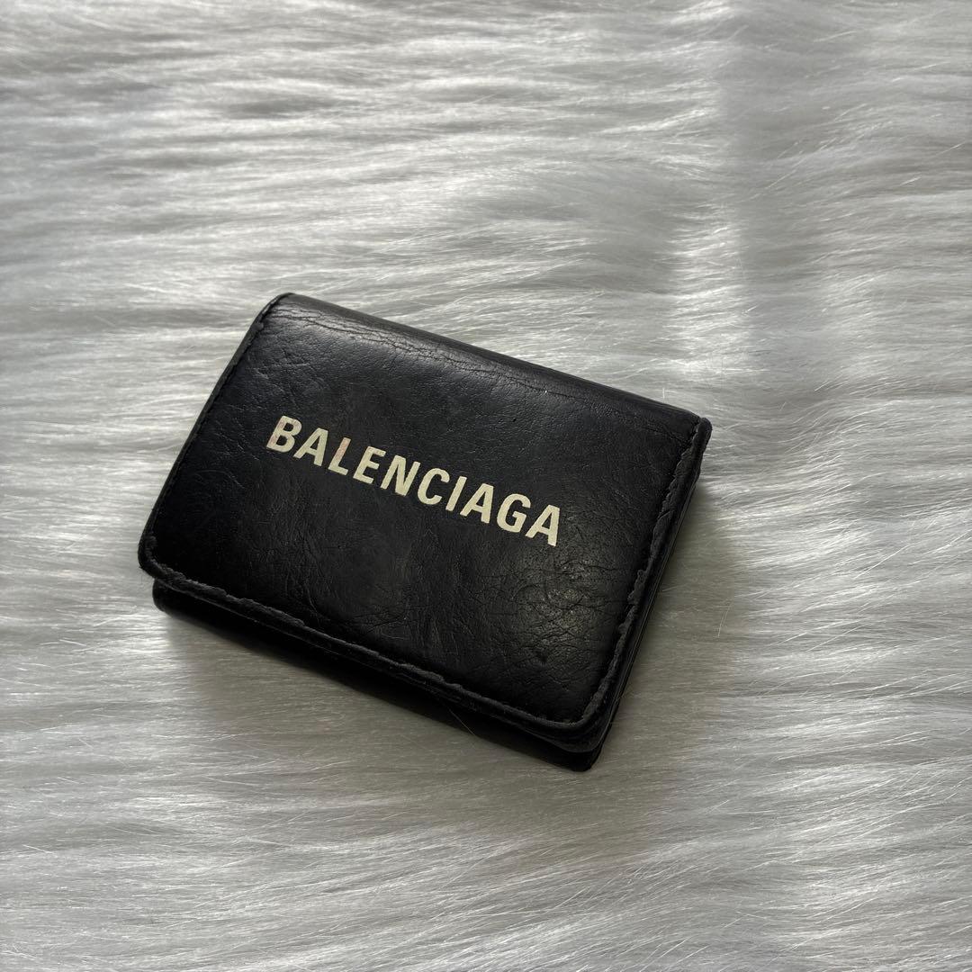 バレンシアガ　三つ折り財布　エブリデイ　0710