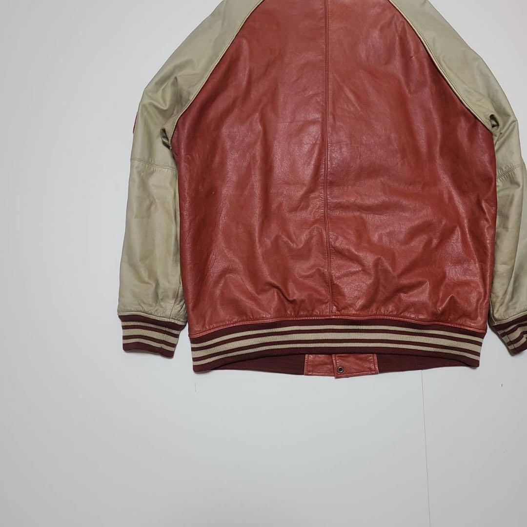 t*＊様 AVIREX ゴーラーズ レザージャケット 75周年記念 黒 2XL