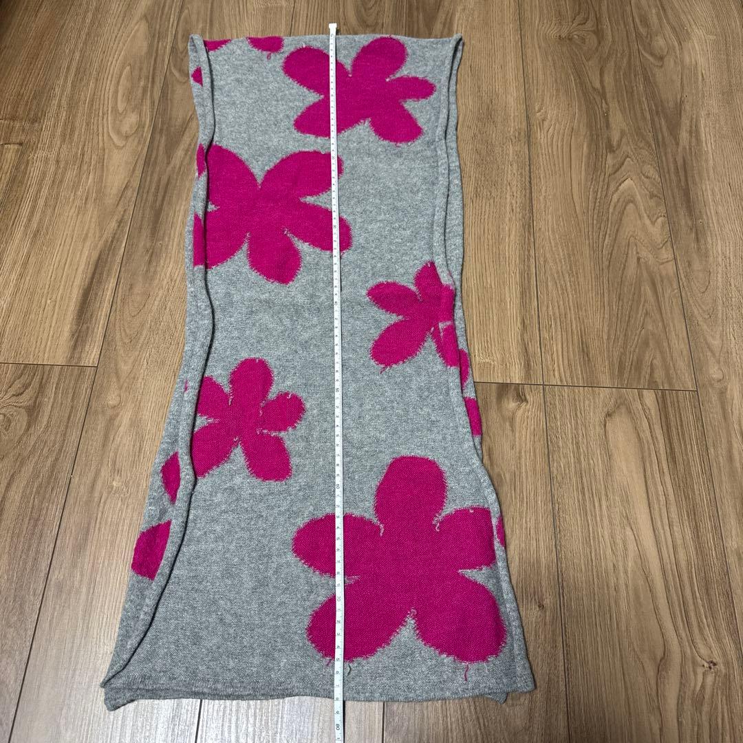 アンダーカバー DAVF 花柄マフラー