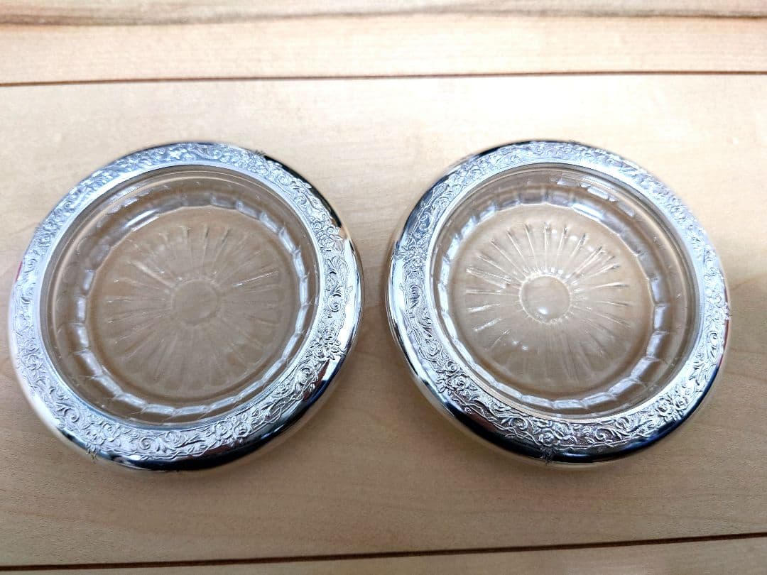GじーじーG　純銀製銀細工 純銀コースター 　SILVER 21個セット