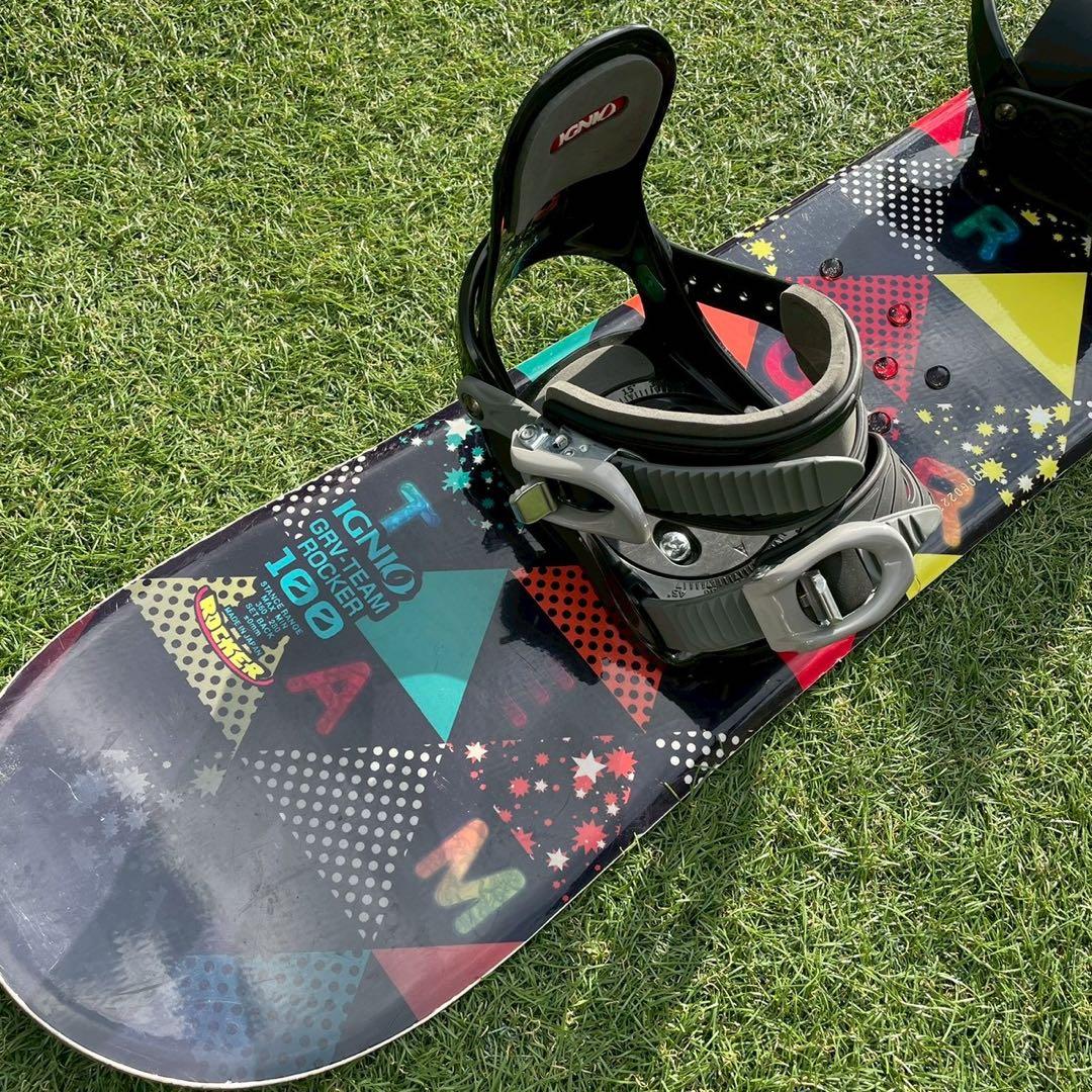 スノーボード　キッズ　3点セット 100 IGNIO 18.0 BOA