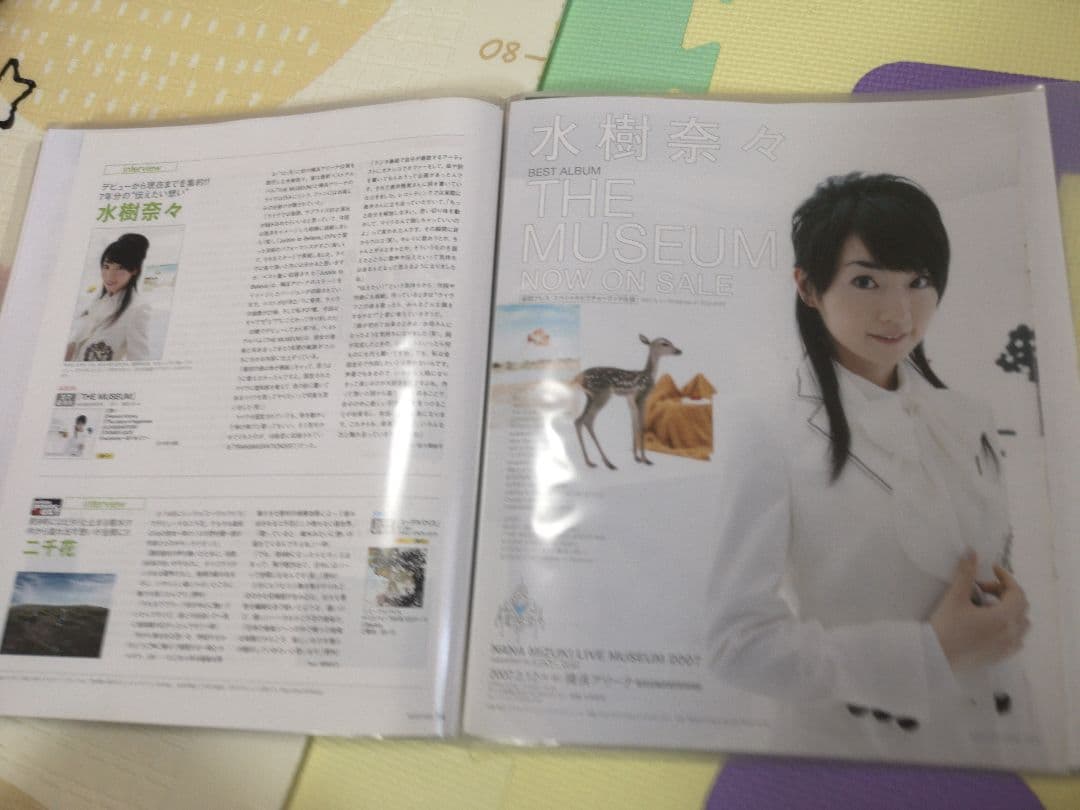 水樹奈々(1冊200円計算)65冊分105ページ切り抜きしファイリング済み