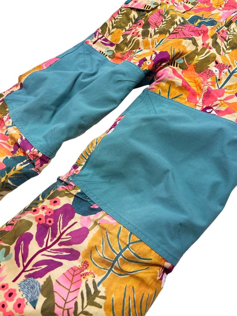 BURTON スノーボードウェア 5/6 花柄　ジャンプスーツ