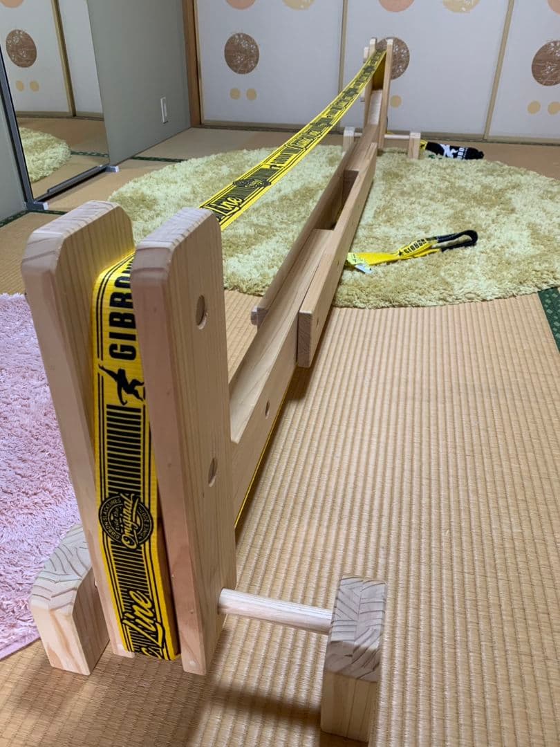 GIBBON Classic Line スラックライン　木製スタンド