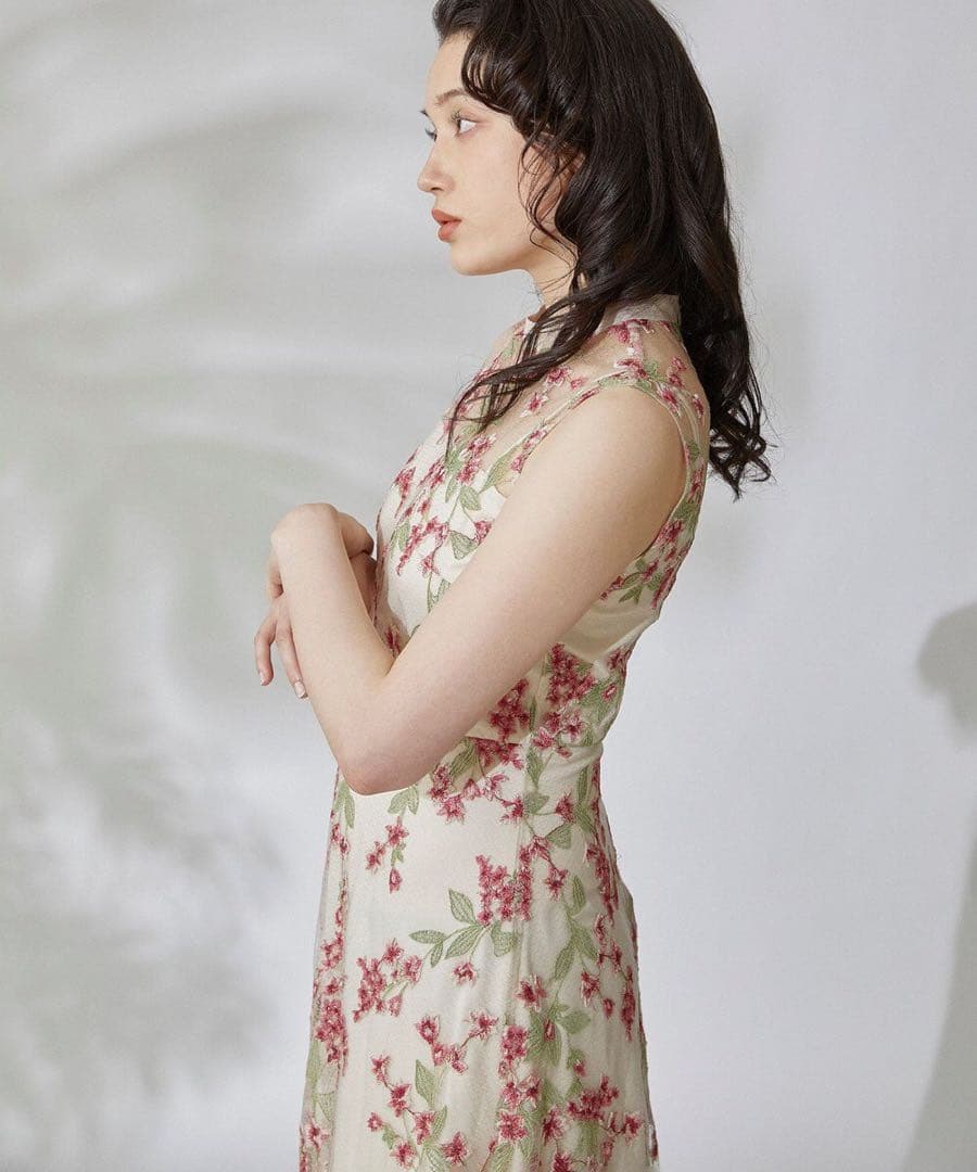 グレースコンチネンタル ドレス ワンピース スモールフラワーフレアドレス