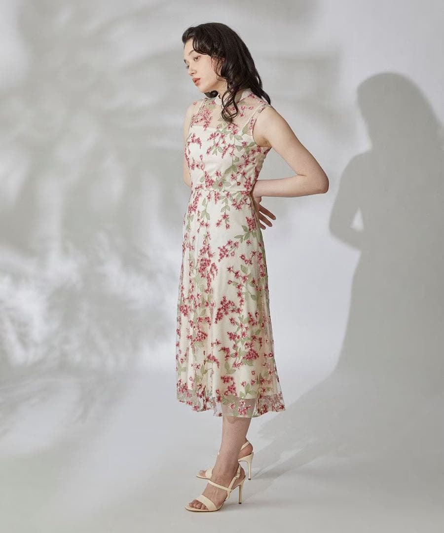 グレースコンチネンタル ドレス ワンピース スモールフラワーフレアドレス