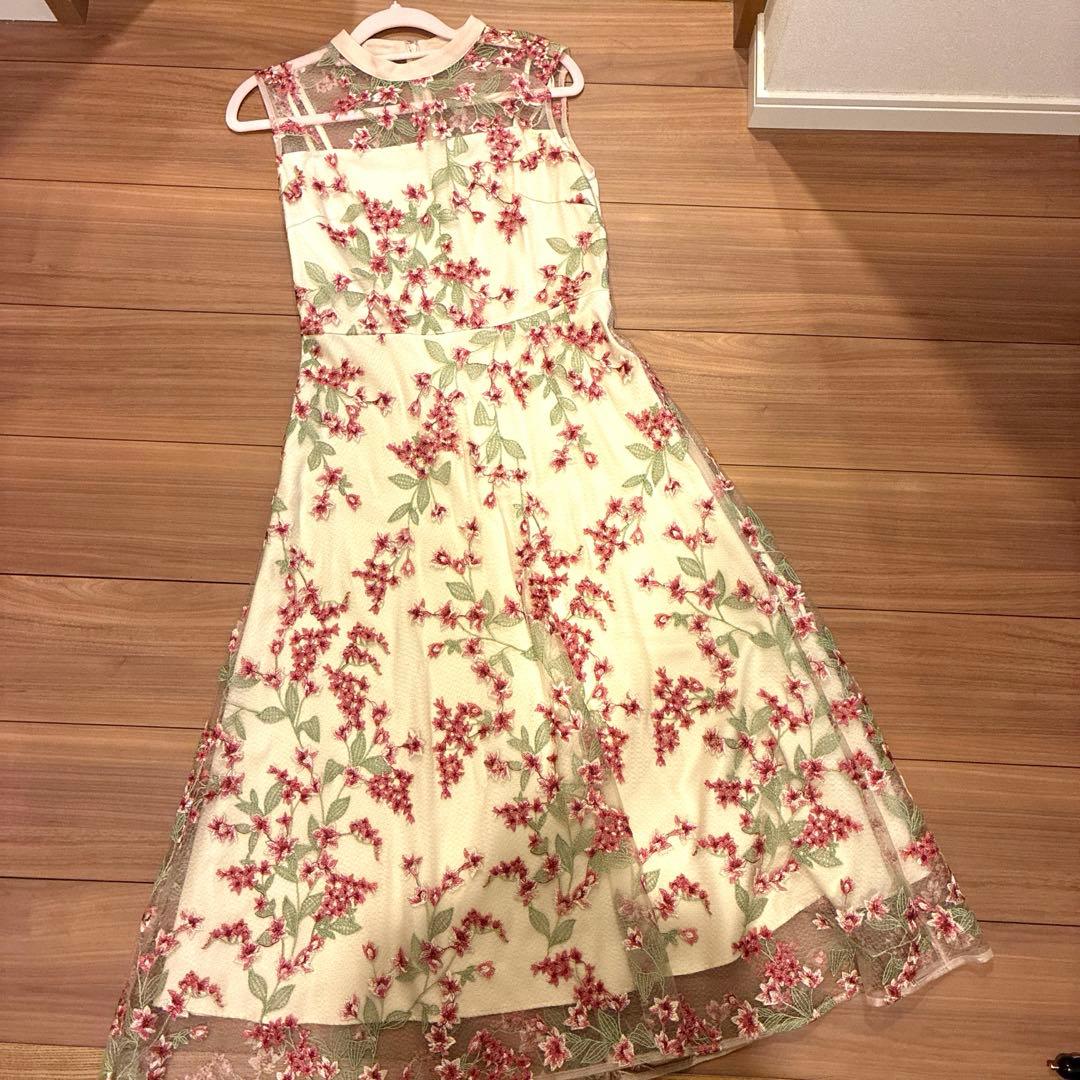 グレースコンチネンタル ドレス ワンピース スモールフラワーフレアドレス