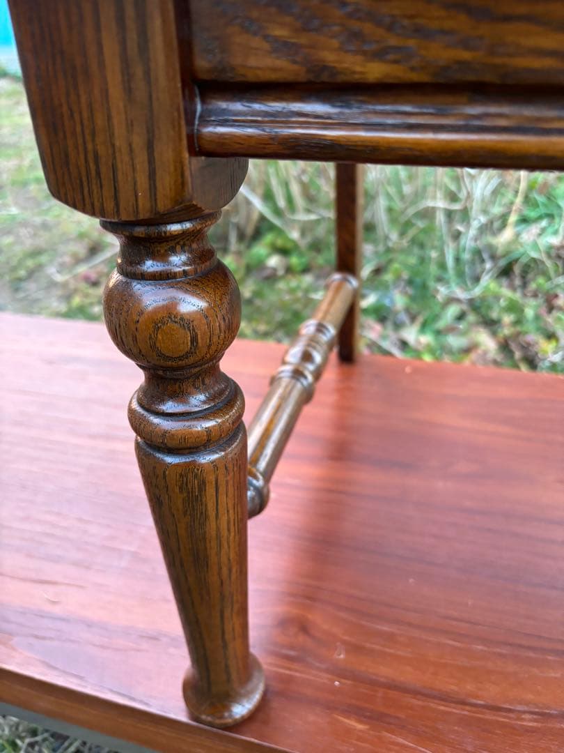 三越ブルージュ/カントリーハウス　ダイニングチェア③ヴィンテージ　オーク材