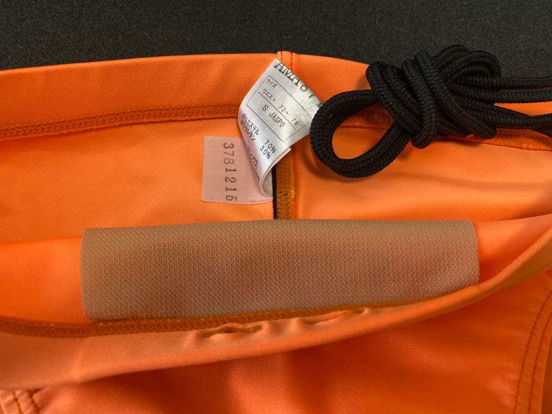 asics 旧ロゴ ハイドロCD 競パン Sサイズ オレンジ アシックス