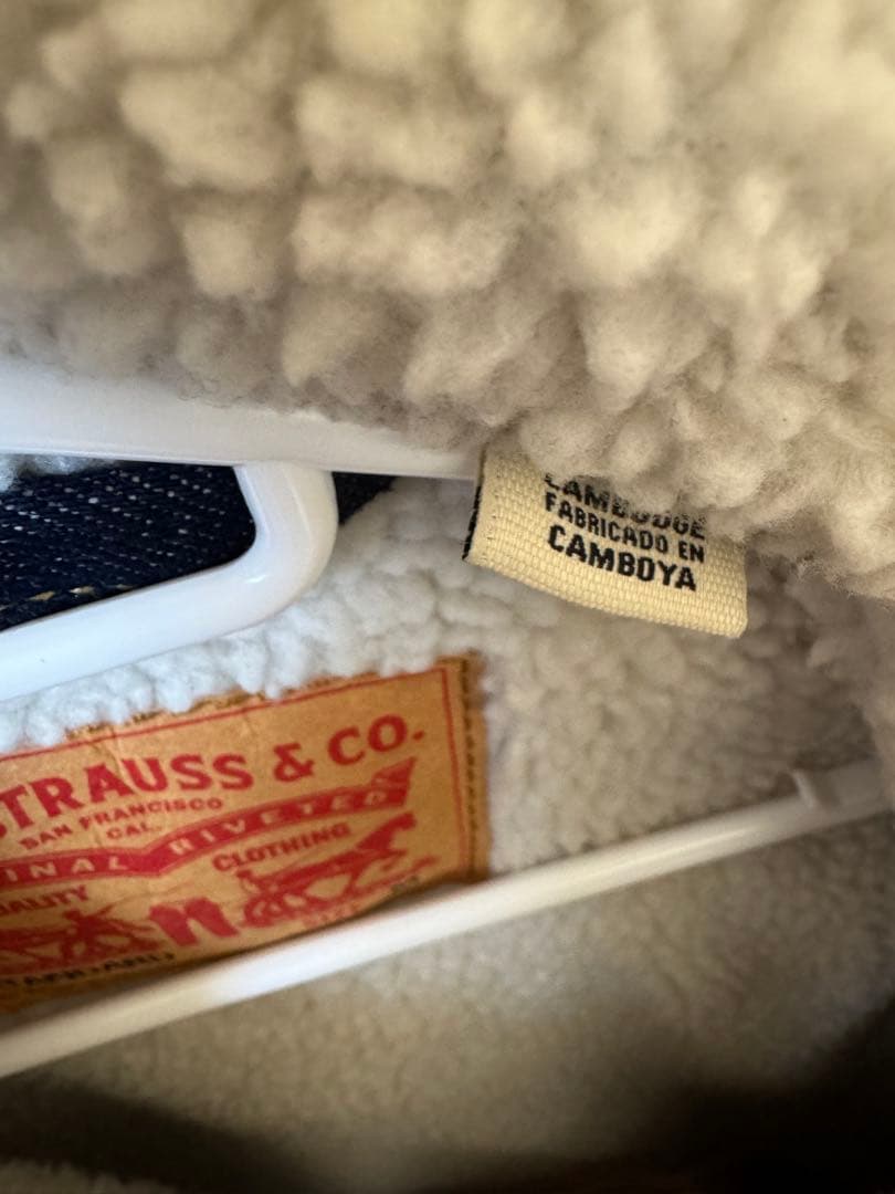 か*ん様 Levi's ボア裏地 デニムジャケット M