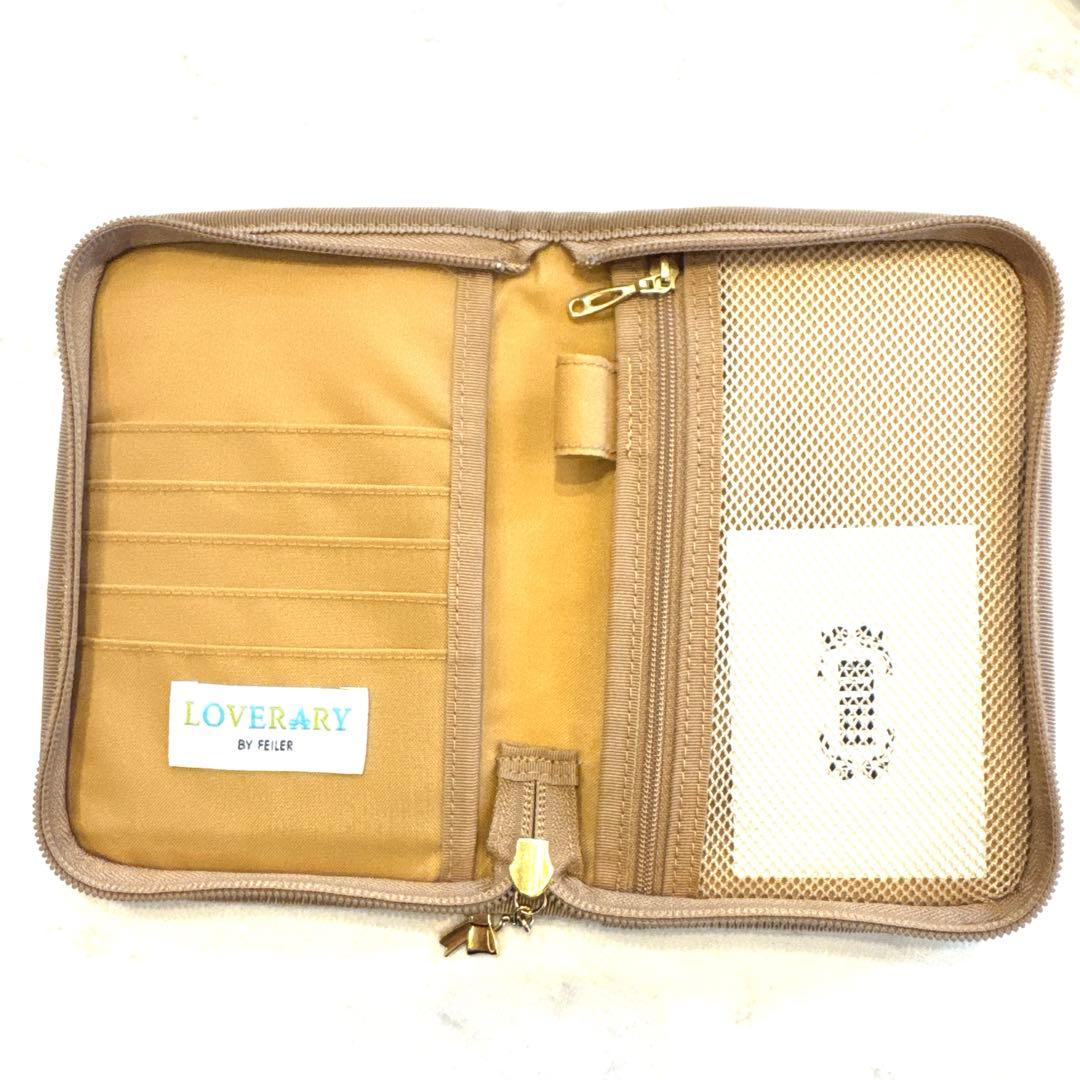 【フェイラー】美品ラブラリードアップテディマルチケース母子手帳ケースポーチ