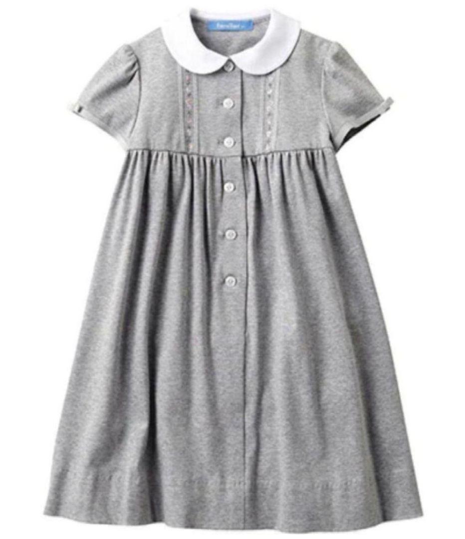 美品 現行品 familiar ファミリア 130 白襟ワンピース