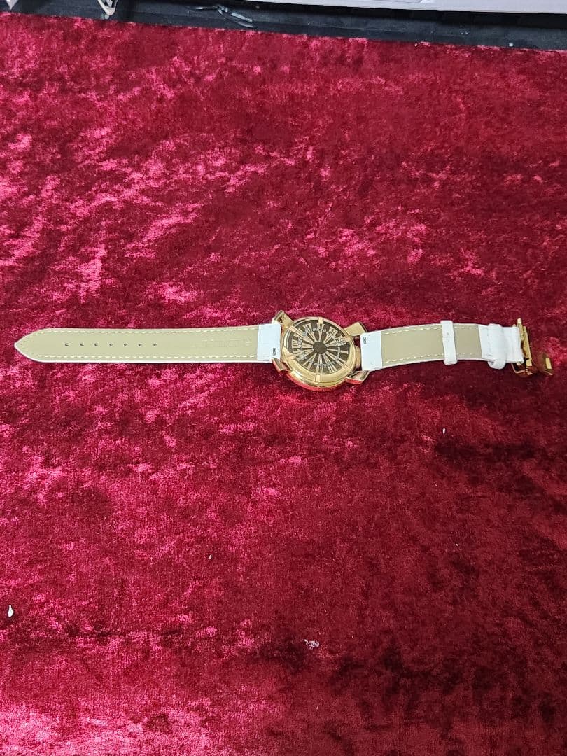 箱付 ガガミラノ マヌアーレ 5021 QZ シェル文字盤