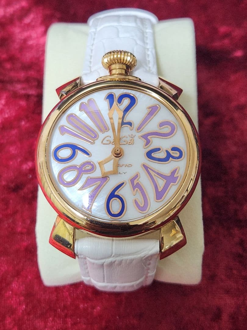 箱付 ガガミラノ マヌアーレ 5021 QZ シェル文字盤