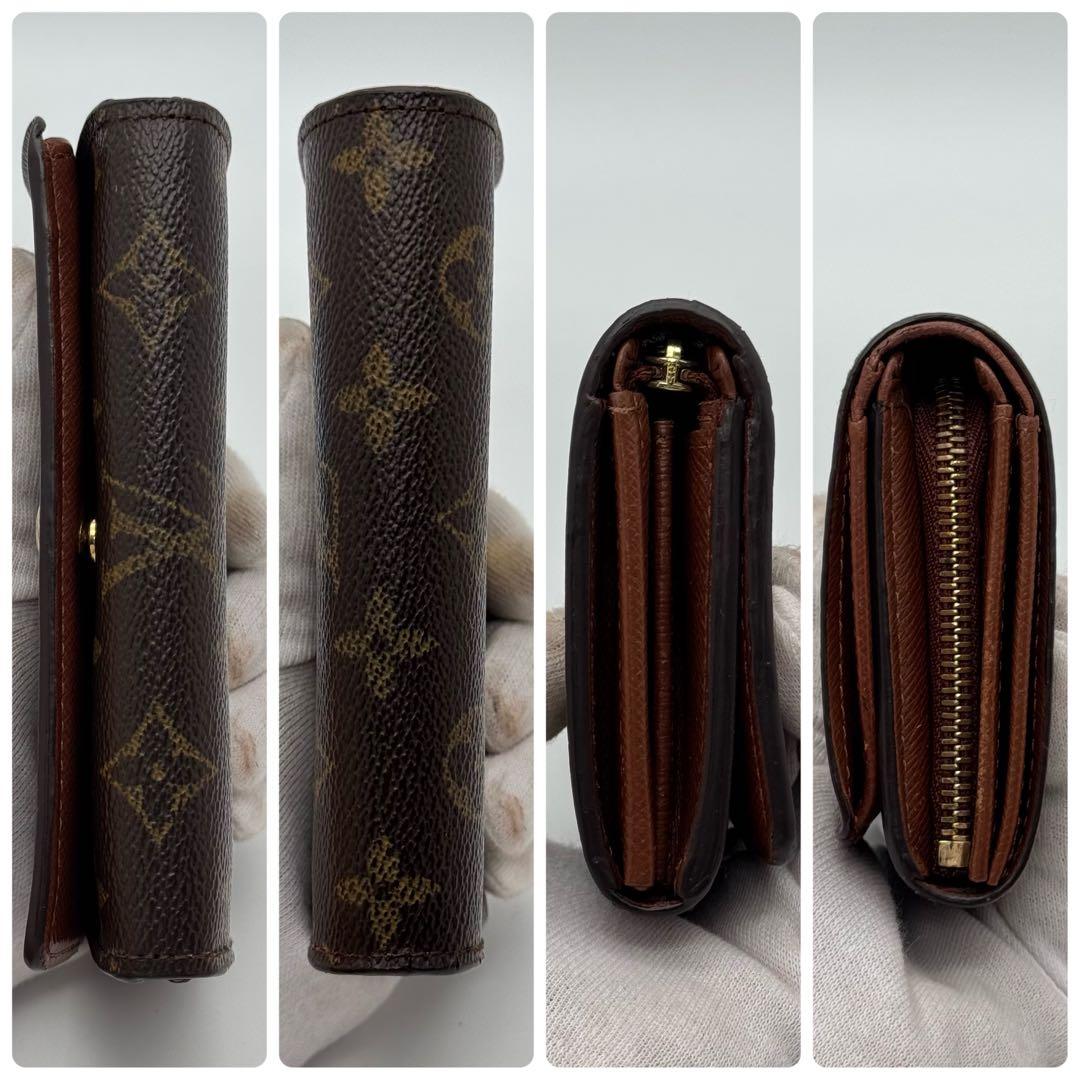 【美品】ルイヴィトン　モノグラム　ポルトモネ・ビエ・トレゾール　折り財布