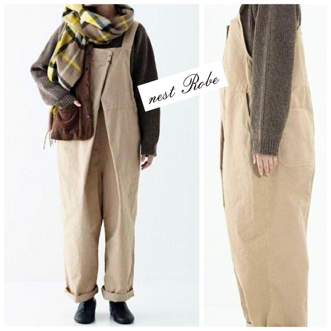 ala様 nest Robe ネストローブ❦サロペット チノフロントホック