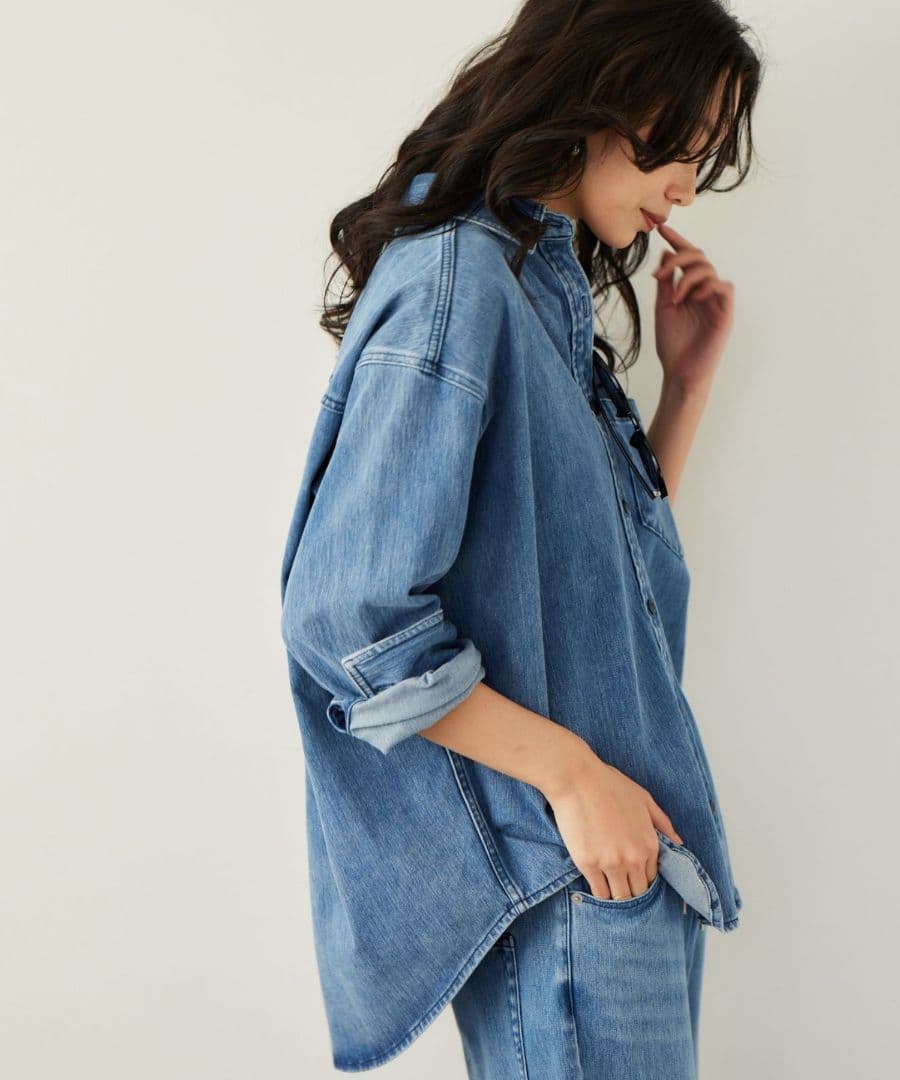 新品タグ付き☆バンヤードストーム デニムシャツ☆ルフィル ADORE