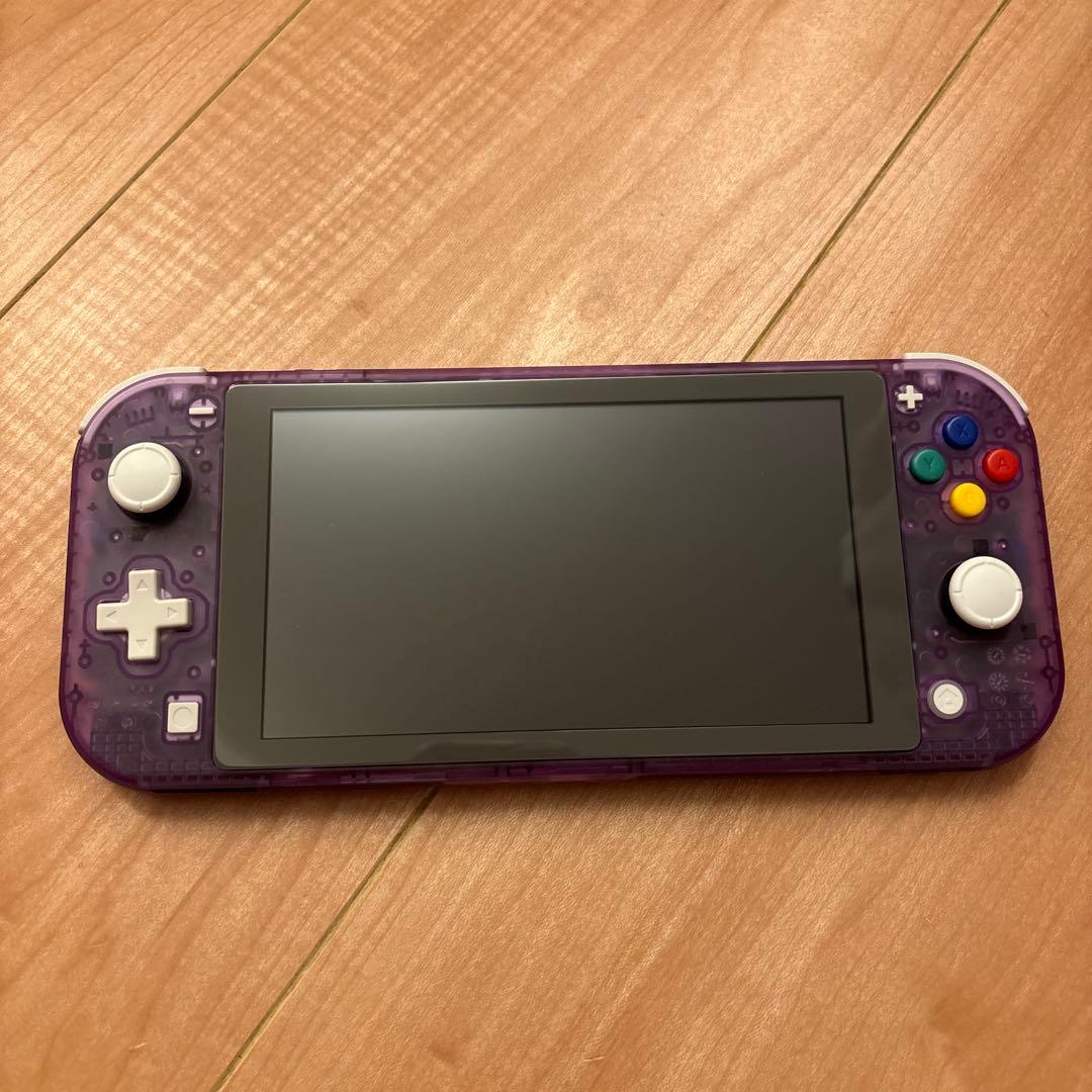 Nintendo Switch Lite クリアパープル仕様カスタム品