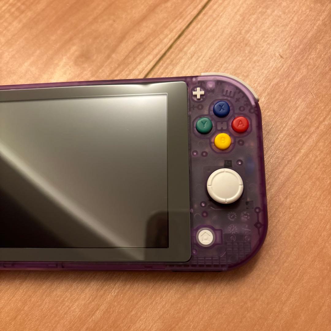 Nintendo Switch Lite クリアパープル仕様カスタム品