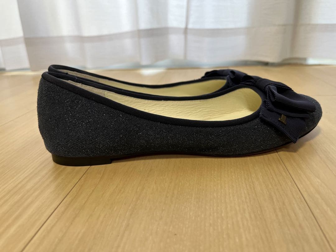 ランバンオンブルー/パンプス/フラット/ラメ/23cm