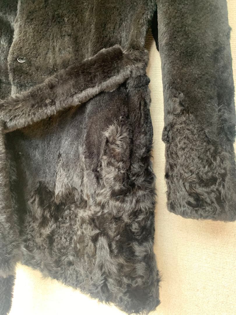 リアルミックスファー　100% ブラック