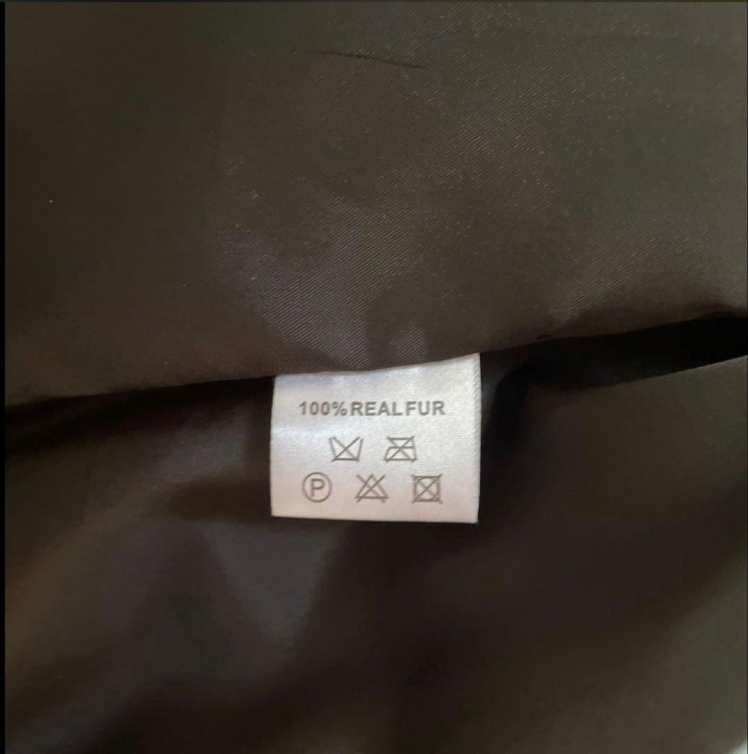 リアルミックスファー　100% ブラック