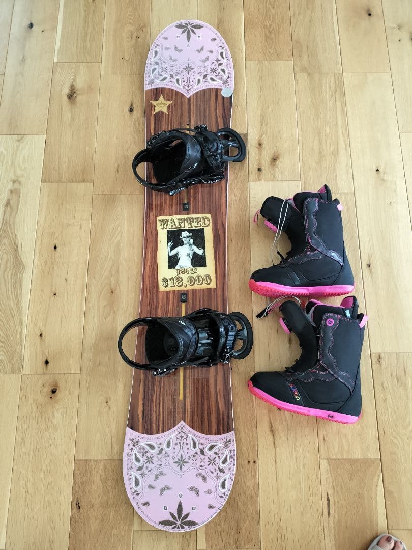 Burton スノーボードブーツ ブラック/ピンク